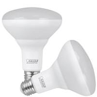 Feit Electric 10.5 watt 120 volt BR30 Medium Screw Base 2700K Warm White Non-Dimmable (2 Pack)